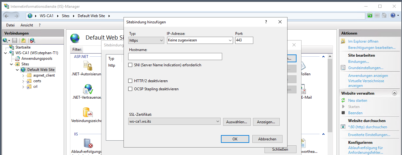 Serie „Migration auf Windows Server 2019“ – Migration der PKI