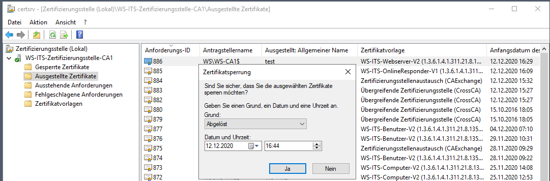 Serie „Migration auf Windows Server 2019“ – Migration der PKI