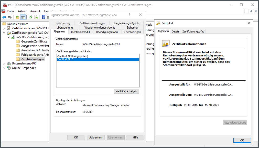 Serie „Migration auf Windows Server 2019“ – Migration der PKI