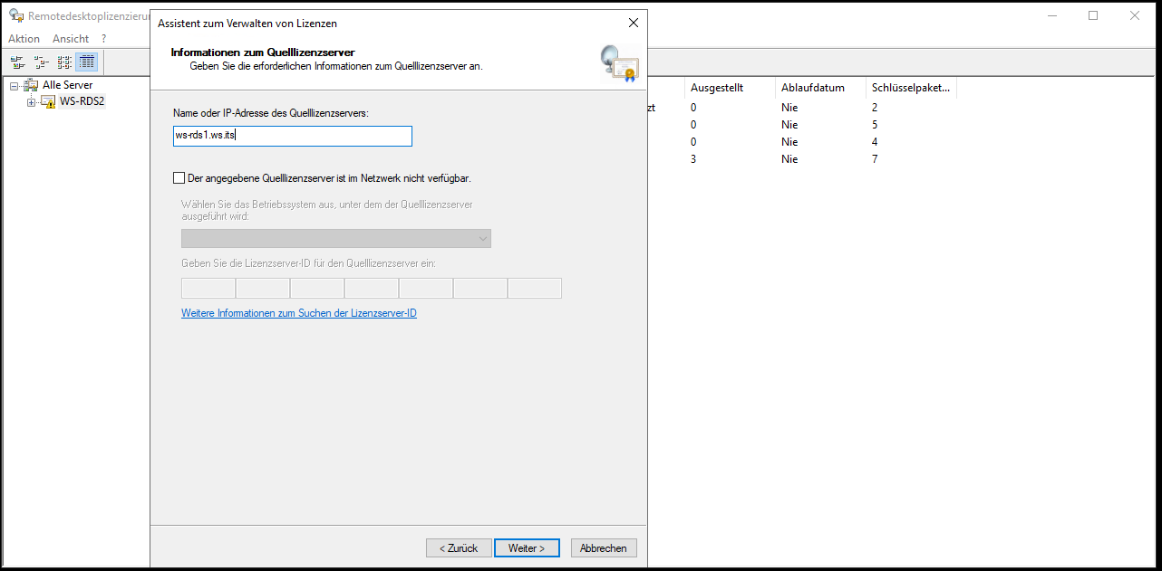 Serie „Migration auf Windows Server 2019“ – Migration einer RDS-Infrastruktur (WS-RDS2)