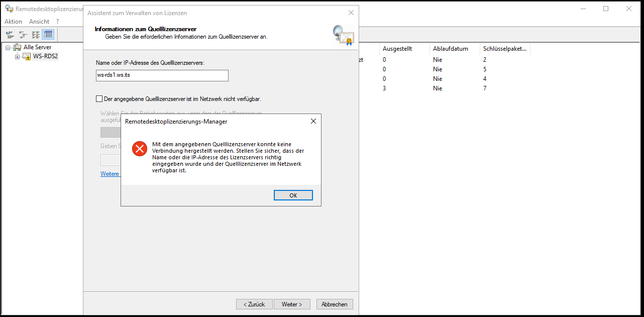 Serie „Migration auf Windows Server 2019“ – Migration einer RDS-Infrastruktur (WS-RDS2)