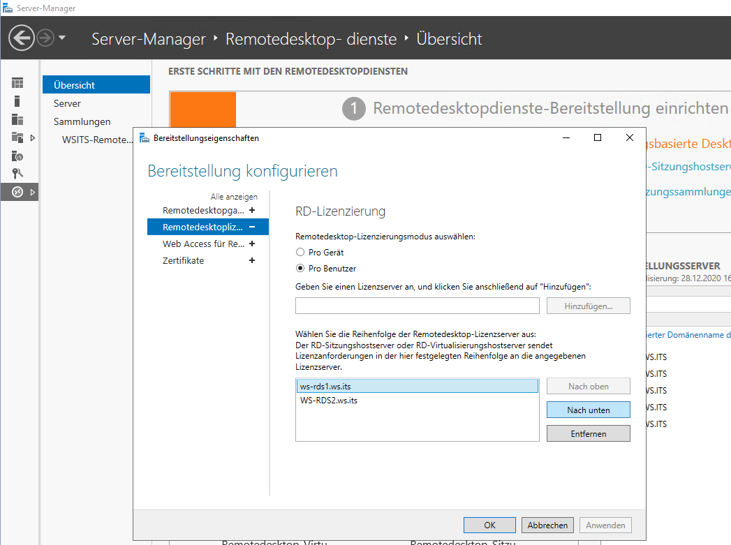 Serie „Migration auf Windows Server 2019“ – Migration einer RDS-Infrastruktur (WS-RDS2)