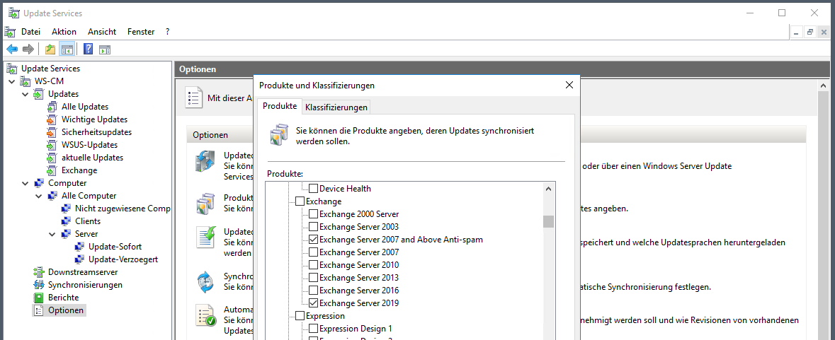 Serie „Migration auf Windows Server 2019“ – Migration eines WSUS-Servers (WS-WSUS)