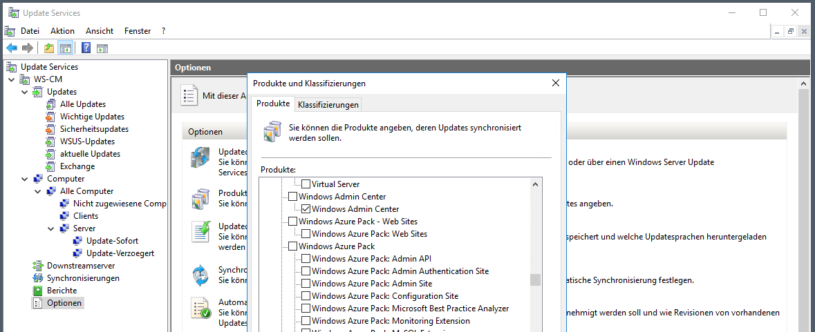 Serie „Migration auf Windows Server 2019“ – Migration eines WSUS-Servers (WS-WSUS)