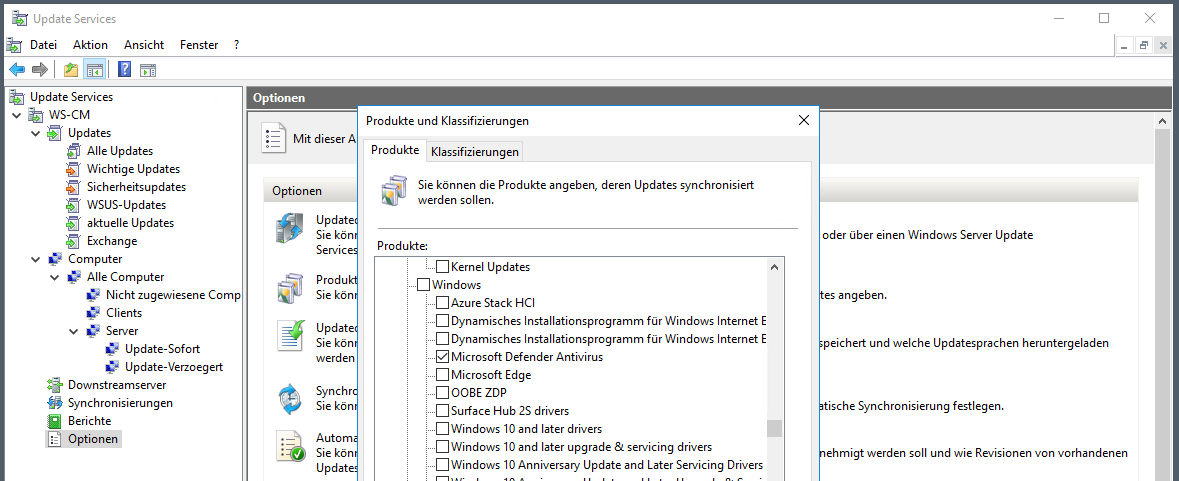 Serie „Migration auf Windows Server 2019“ – Migration eines WSUS-Servers (WS-WSUS)