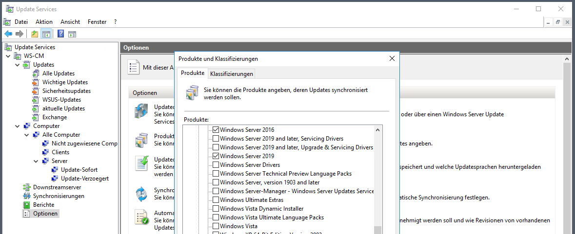 Serie „Migration auf Windows Server 2019“ – Migration eines WSUS-Servers (WS-WSUS)