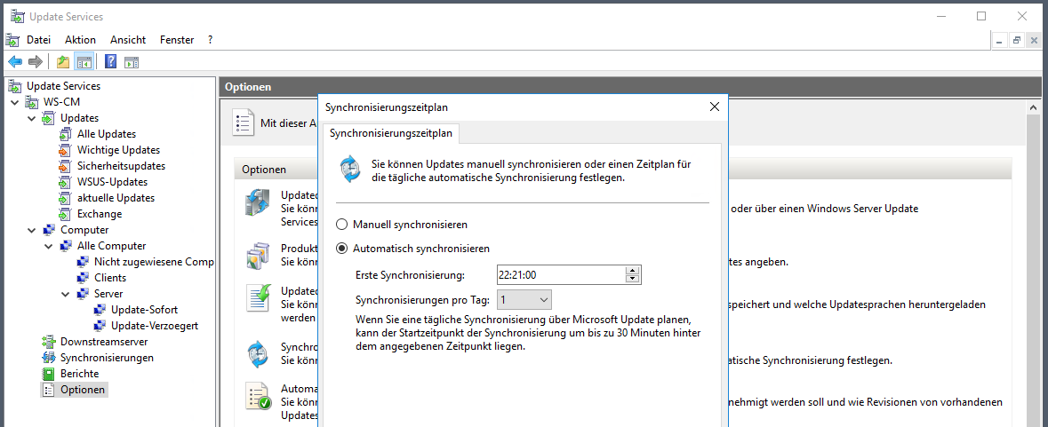 Serie „Migration auf Windows Server 2019“ – Migration eines WSUS-Servers (WS-WSUS)