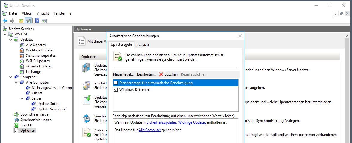 Serie „Migration auf Windows Server 2019“ – Migration eines WSUS-Servers (WS-WSUS)