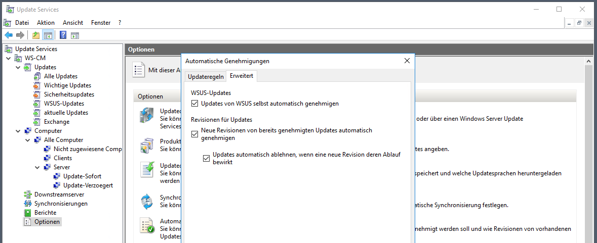 Serie „Migration auf Windows Server 2019“ – Migration eines WSUS-Servers (WS-WSUS)