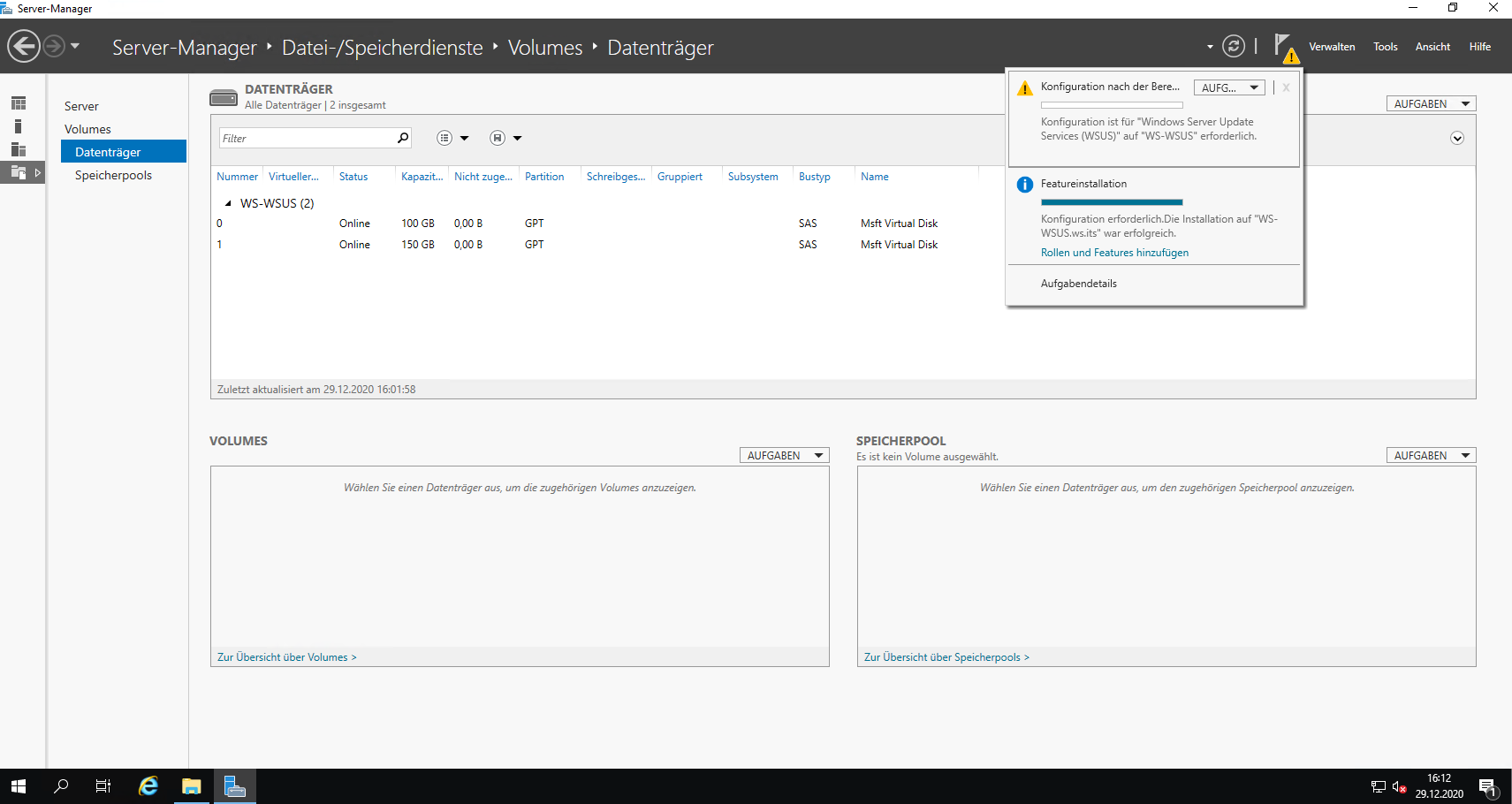 Serie „Migration auf Windows Server 2019“ – Migration eines WSUS-Servers (WS-WSUS)