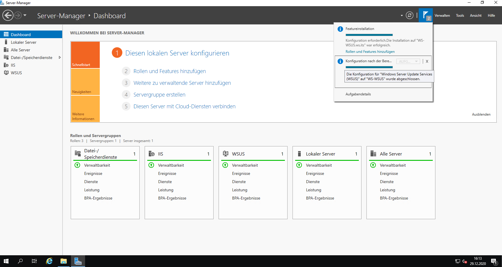 Serie „Migration auf Windows Server 2019“ – Migration eines WSUS-Servers (WS-WSUS)