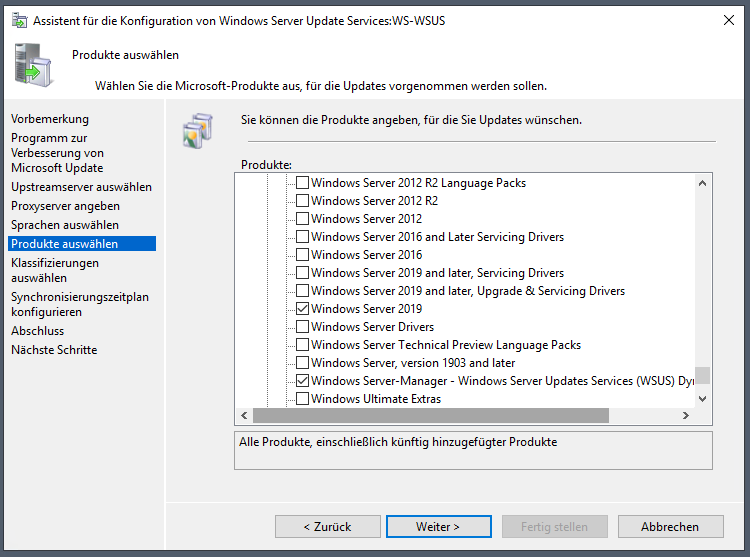 Serie „Migration auf Windows Server 2019“ – Migration eines WSUS-Servers (WS-WSUS)