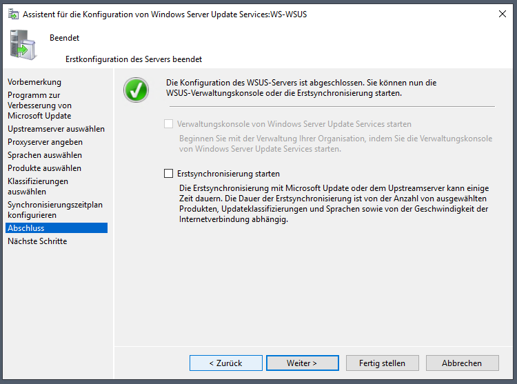 Serie „Migration auf Windows Server 2019“ – Migration eines WSUS-Servers (WS-WSUS)