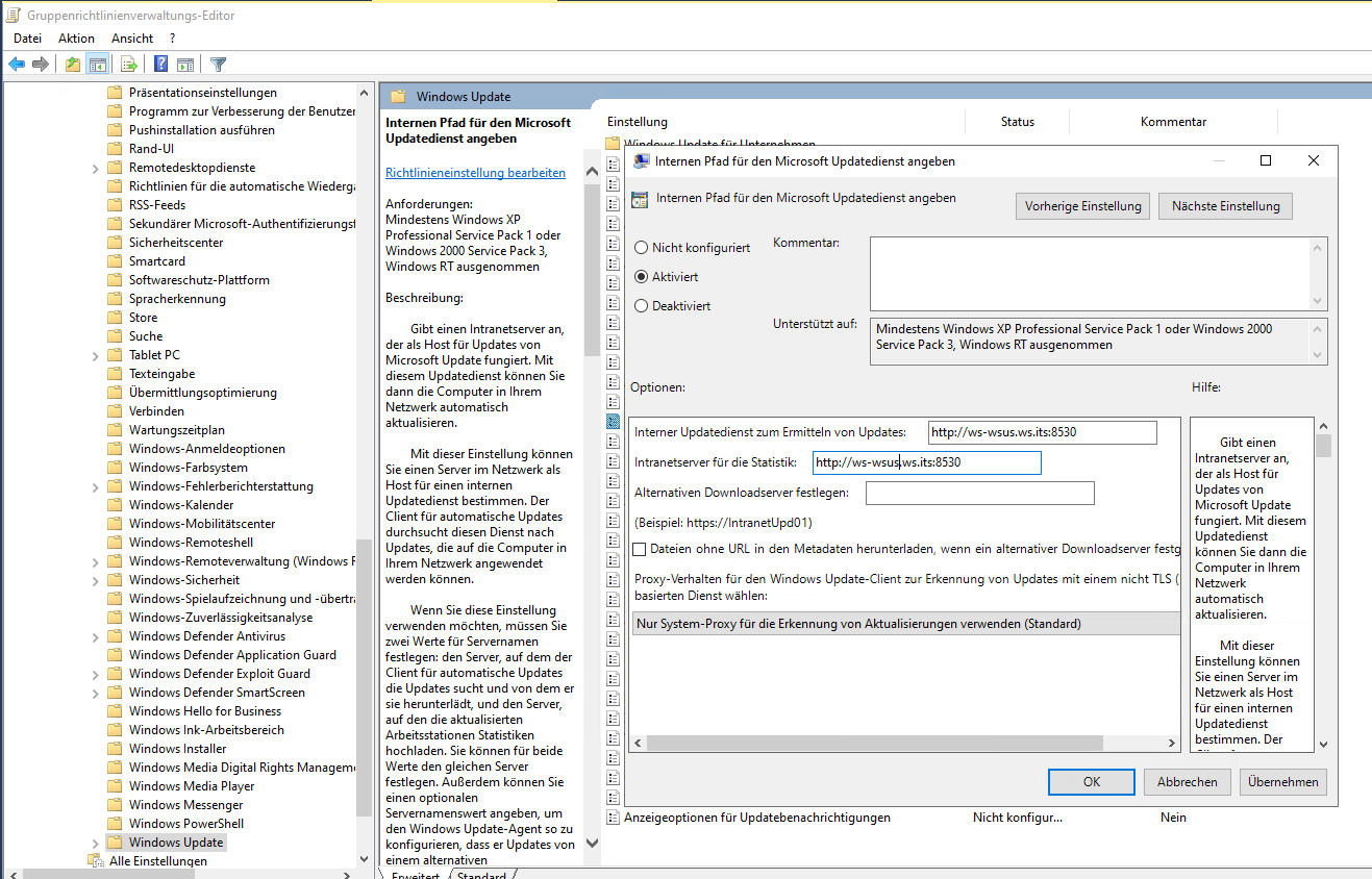 Serie „Migration auf Windows Server 2019“ – Migration eines WSUS-Servers (WS-WSUS)