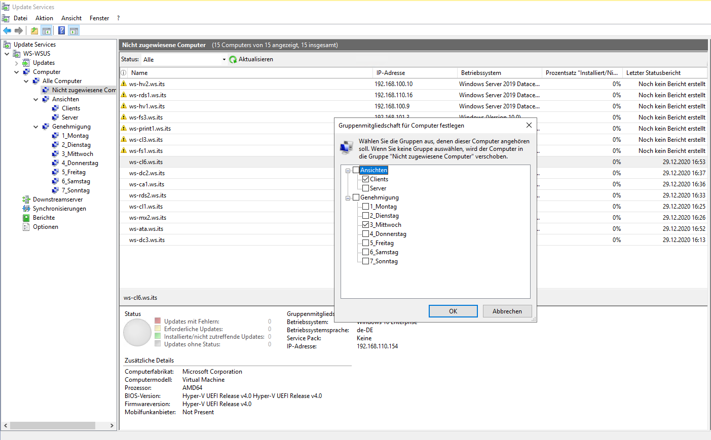 Serie „Migration auf Windows Server 2019“ – Migration eines WSUS-Servers (WS-WSUS)