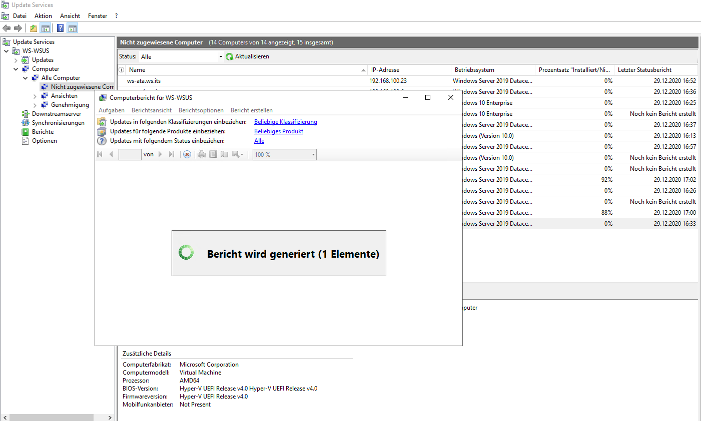 Serie „Migration auf Windows Server 2019“ – Migration eines WSUS-Servers (WS-WSUS)