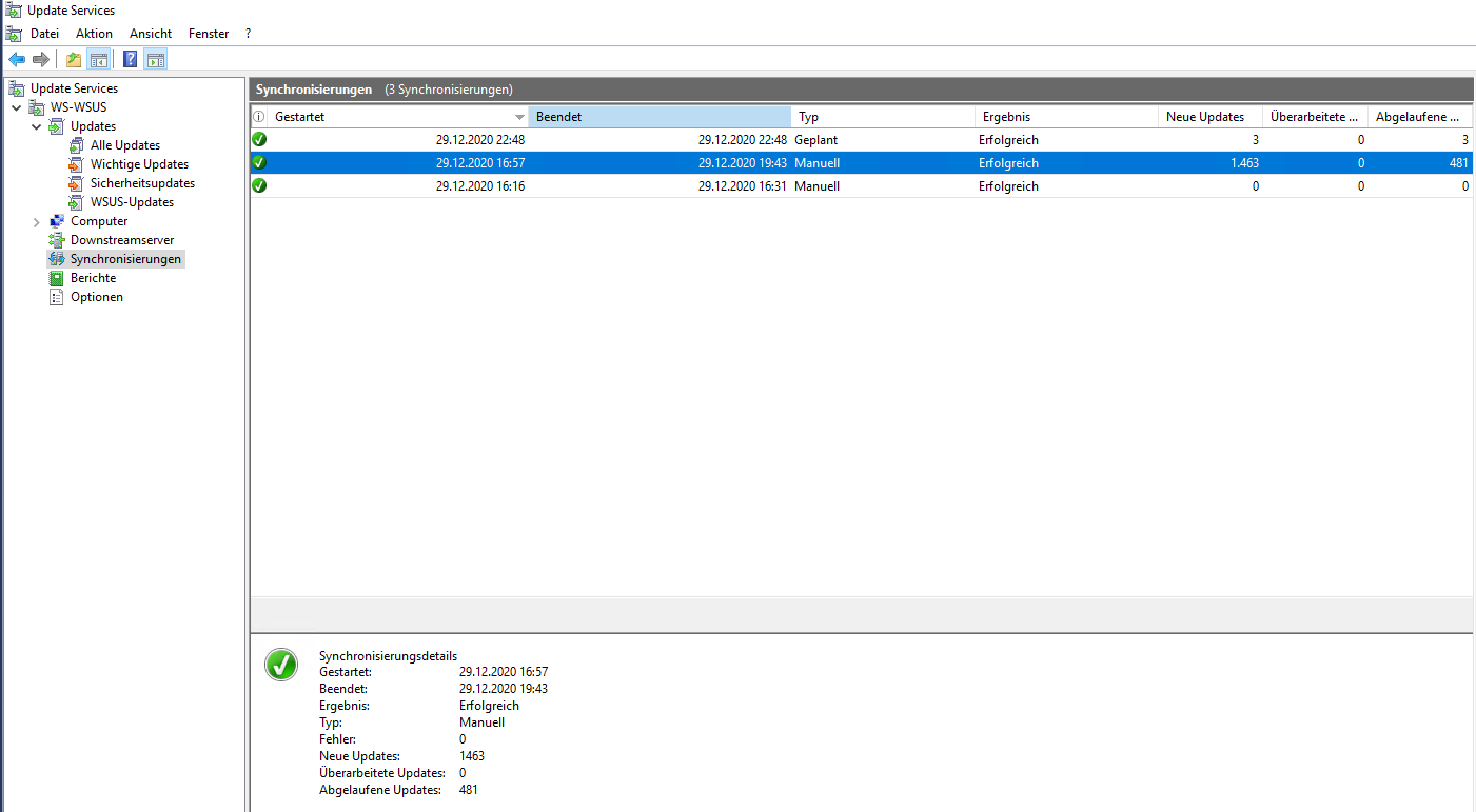 Serie „Migration auf Windows Server 2019“ – Migration eines WSUS-Servers (WS-WSUS)