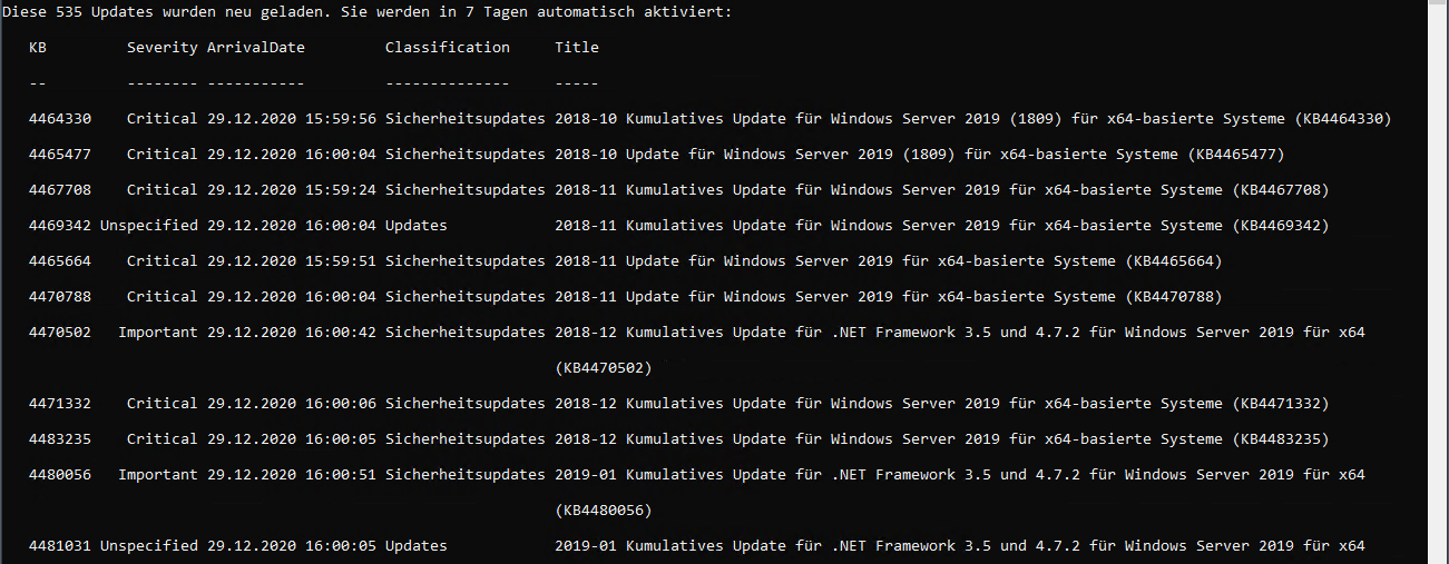 Serie „Migration auf Windows Server 2019“ – Migration eines WSUS-Servers (WS-WSUS)