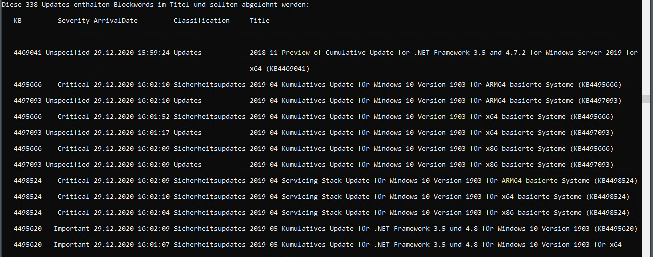 Serie „Migration auf Windows Server 2019“ – Migration eines WSUS-Servers (WS-WSUS)