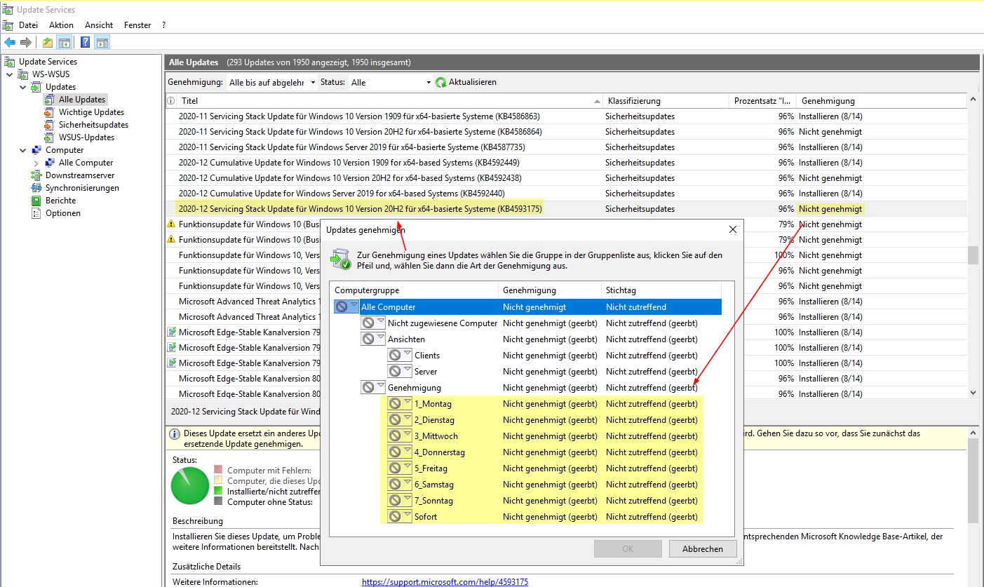 Serie „Migration auf Windows Server 2019“ – Migration eines WSUS-Servers (WS-WSUS)