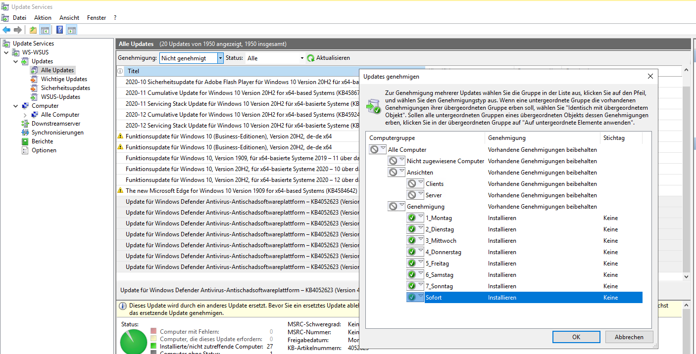 Serie „Migration auf Windows Server 2019“ – Migration eines WSUS-Servers (WS-WSUS)