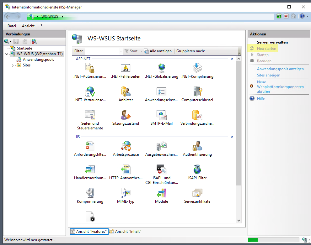 Serie „Migration auf Windows Server 2019“ – Migration eines WSUS-Servers (WS-WSUS)
