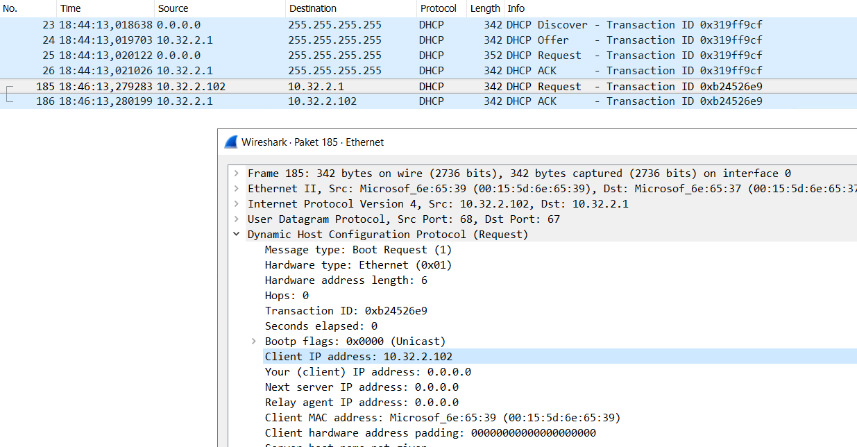 Migration eines DHCP-Services