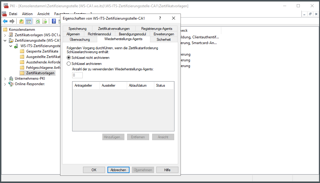 Serie „Migration auf Windows Server 2019“ – Migration der PKI