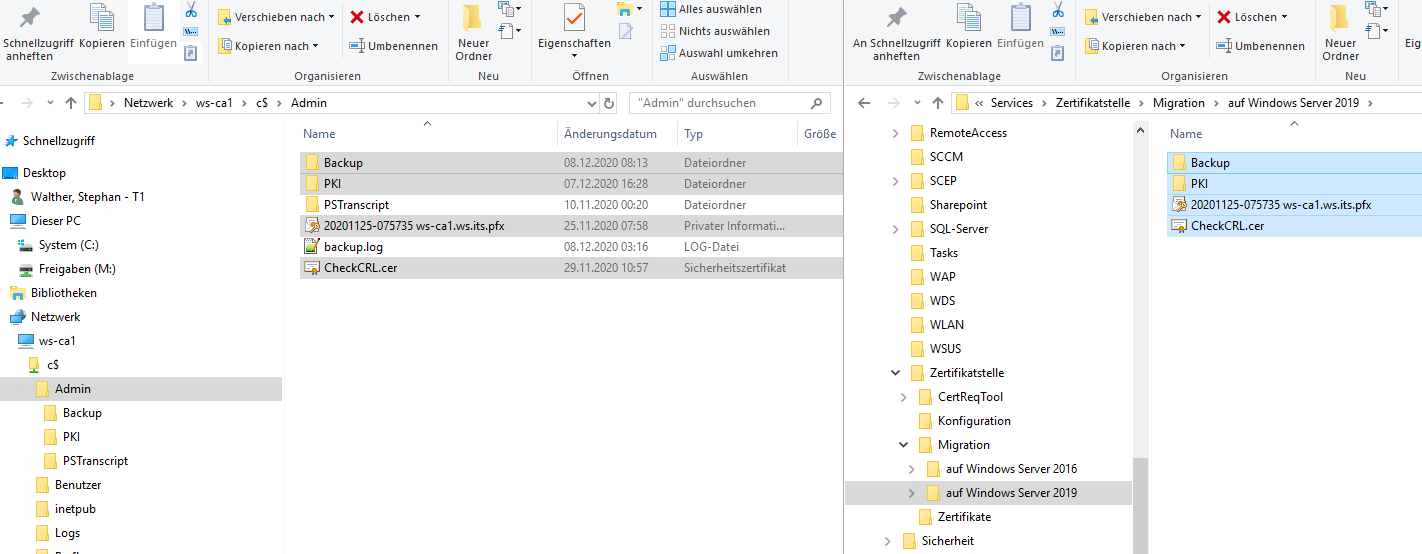 Serie „Migration auf Windows Server 2019“ – Migration der PKI