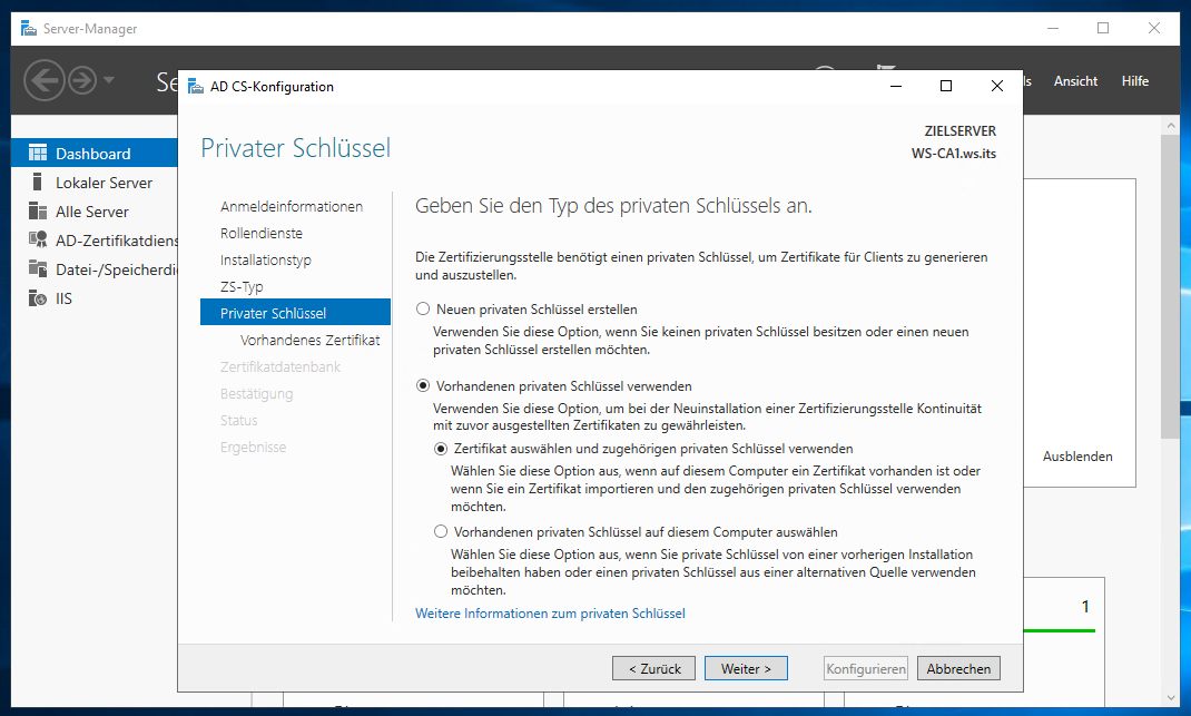 Serie „Migration auf Windows Server 2019“ – Migration der PKI