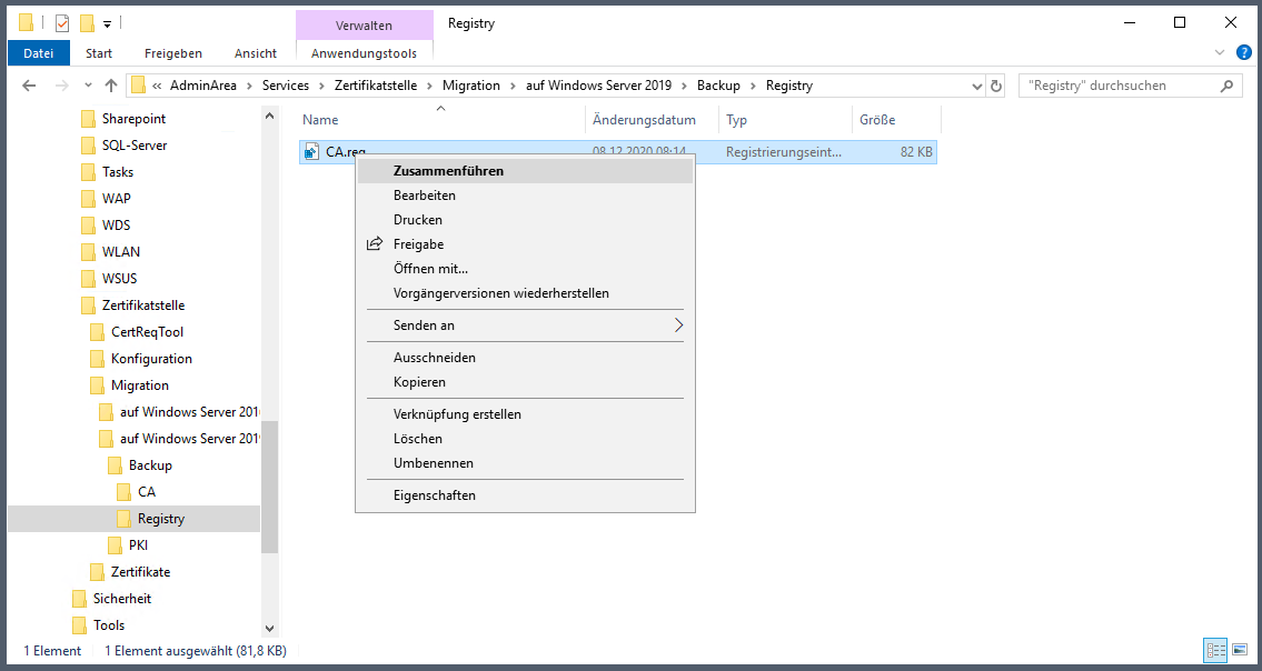 Serie „Migration auf Windows Server 2019“ – Migration der PKI