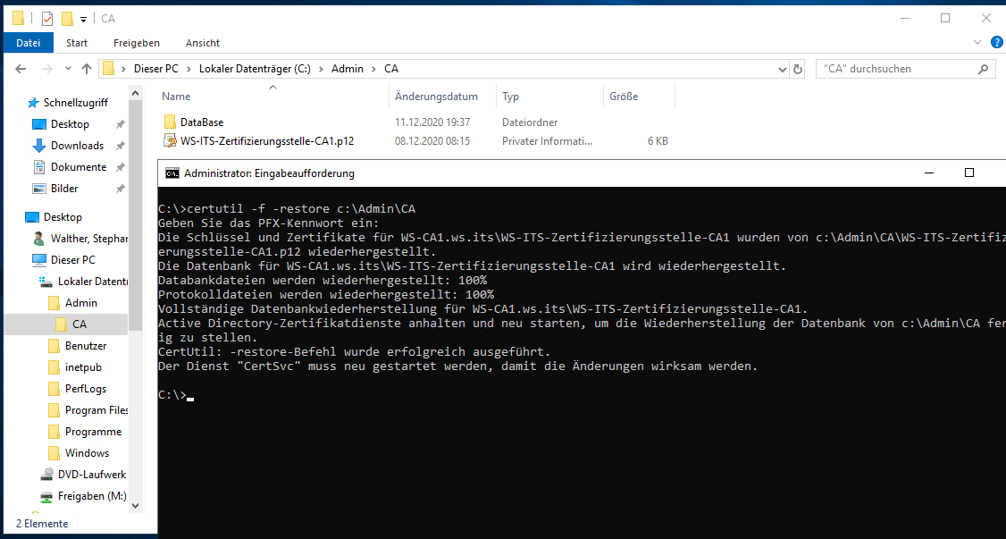 Serie „Migration auf Windows Server 2019“ – Migration der PKI