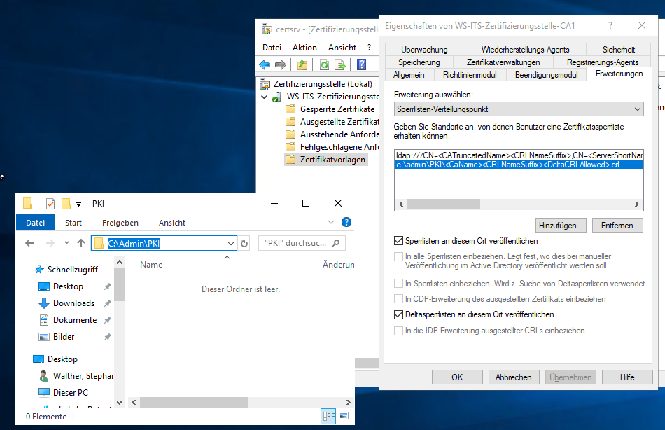 Serie „Migration auf Windows Server 2019“ – Migration der PKI