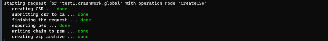 Powershell-Script „Certificate Request Tool“