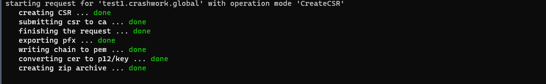 Powershell-Script „Certificate Request Tool“