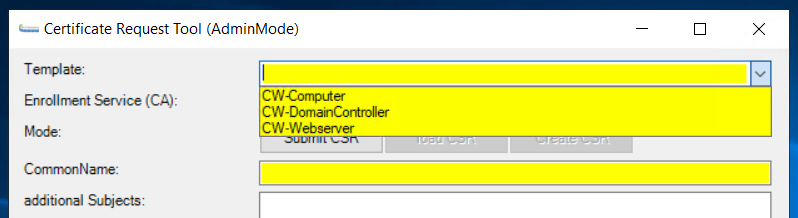 Powershell-Script &#8222;Certificate Request Tool&#8220;